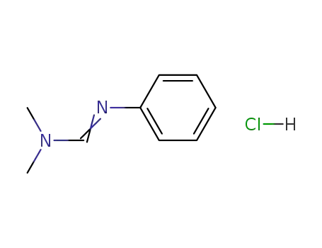 Molecular Structure of 1934-07-2 (N,N-dimethyl-N-phenyl-methanimidamide)