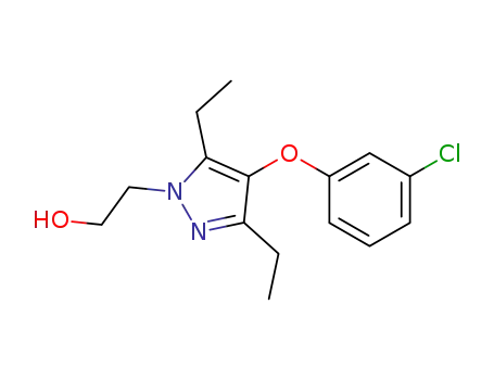 2-[4-(3-chlorophenoxy)-3,5-diethyl-1H-pyrazol-1-yl]ethanol