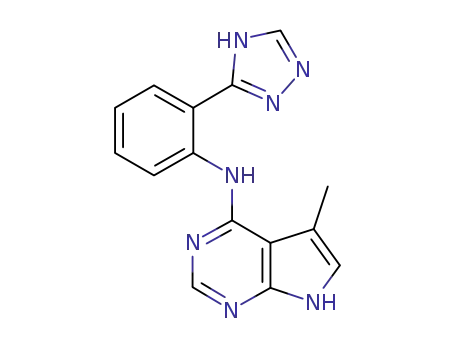Molecular Structure of 1041703-71-2 (C<sub>15</sub>H<sub>13</sub>N<sub>7</sub>)