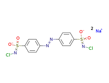 4,4'-azo-bis-benzenesulfonic acid bis-chloroamide; disodium-salt