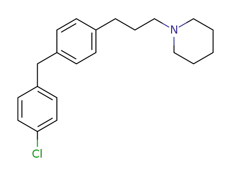 1-{3-[4-(4-chloro-benzyl)-phenyl]-propyl}-piperidine