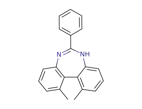 1,11-dimethyl-6-phenyl-5<i>H</i>-dibenzo[<i>d</i>,<i>f</i>][1,3]diazepine