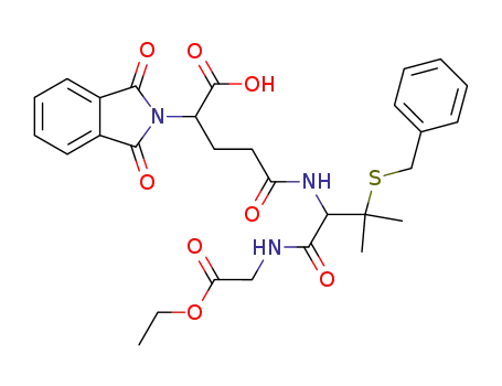 <i>N</i>-[<i>S</i>-benzyl-<i>N</i>-(<i>N</i>,<i>N</i>-phthaloyl-γ-glutamyl)-penicillaminyl]-glycin-ethyl ester