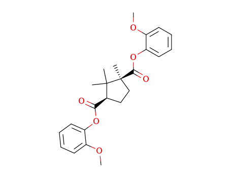 (+/-)-<i>cis</i>-camphoric acid bis-(2-methoxy-phenyl ester)