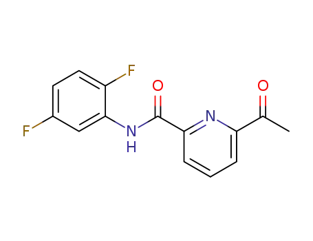 6-acetyl-N-(2,5-difluorophenyl)pyridine-2-carboxamide