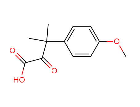 3-(4-methoxy-phenyl)-3-methyl-2-oxo-butyric acid