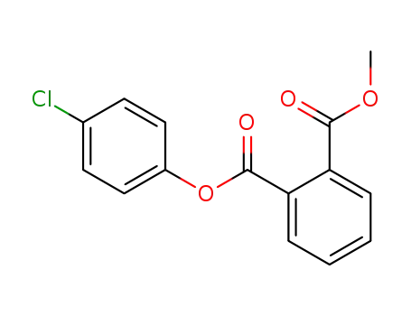 Molecular Structure of 97338-59-5 (phthalic acid-(4-chloro-phenyl ester)-methyl ester)