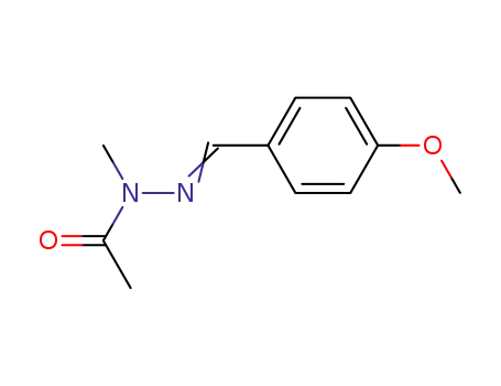 acetic acid-[(4-methoxy-benzylidene)-methyl-hydrazide]