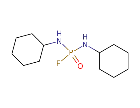 Molecular Structure of 350-65-2 (N,N-Dicyclohexylphosphorodiamidic fluoride)