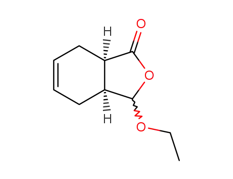 (+/-)-3ξ-ethoxy-(3a<i>r</i>,7a<i>c</i>)-3a,4,7,7a-tetrahydro-3<i>H</i>-isobenzofuran-1-one