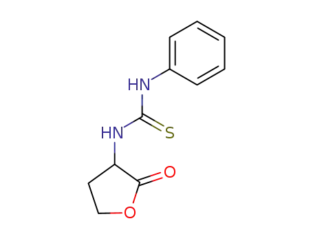 Molecular Structure of 61315-64-8 (Thiourea, N-phenyl-N'-(tetrahydro-2-oxo-3-furanyl)-)