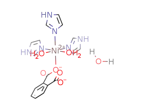 Molecular Structure of 1219807-44-9 ([Ni(imidazole)3(phthalate)(H<sub>2</sub>O)2]*H<sub>2</sub>O)