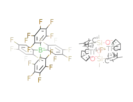 [(Ti(η5-cyclopentadienyl))2(μ-F)(μ-((η5-C5Me4SiMeO)2(μ-O)))]B(C6F5)4