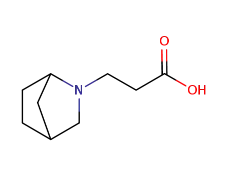 Molecular Structure of 933735-39-8 (3-(2-Azabicyclo[2.2.1]heptan-2-yl)propanoic acid)