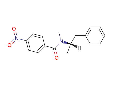 Molecular Structure of 62497-66-9 (Benzamide, N-methyl-N-(1-methyl-2-phenylethyl)-4-nitro-)