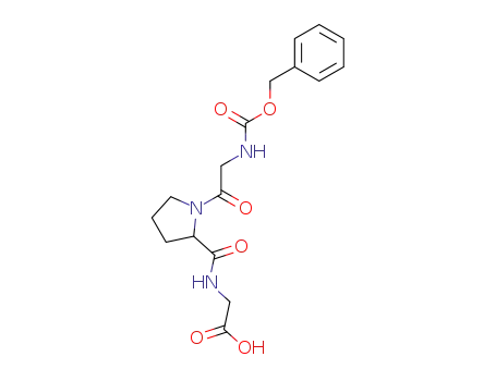 Molecular Structure of 2441-81-8 (Glycine, N-[1-[N-[(phenylmethoxy)carbonyl]glycyl]-L-prolyl]-)