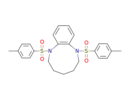 1,7-bis-(toluene-4-sulfonyl)-2,3,4,5,6,7-hexahydro-1<i>H</i>-benzo[<i>b</i>][1,4]diazonine