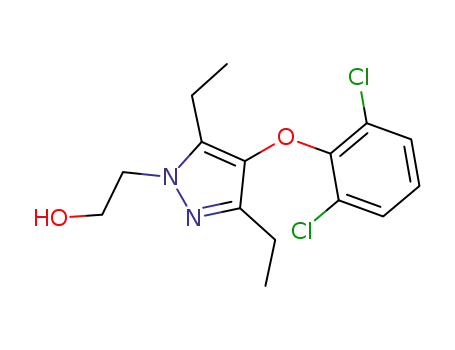 2-[4-(2,6-dichlorophenoxy)-3,5-diethyl-1H-pyrazol-1-yl]ethanol