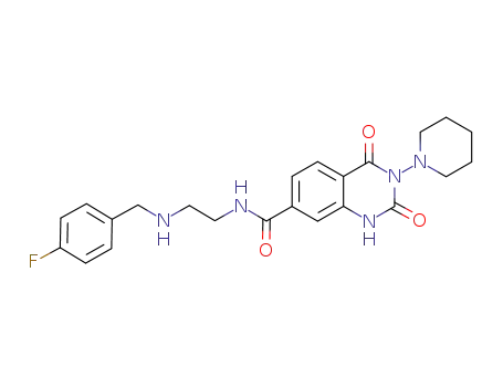 C<sub>23</sub>H<sub>26</sub>FN<sub>5</sub>O<sub>3</sub>
