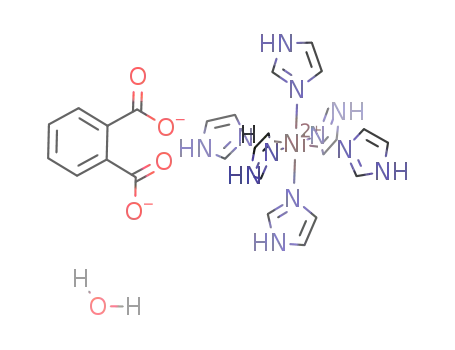 Molecular Structure of 1219807-43-8 ([Ni(imidazole)6](phthalate)*H<sub>2</sub>O)
