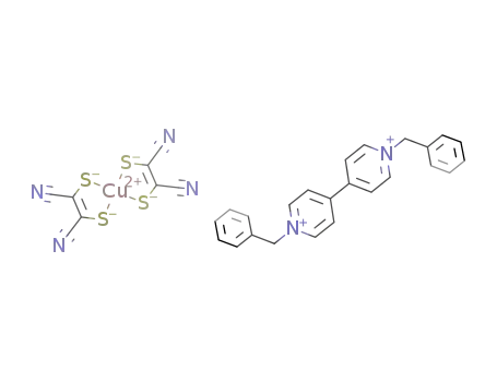 [1,1'-dibenzyl-4,4'-bipyridinium][Cu(maleonitriledithiolate)2]