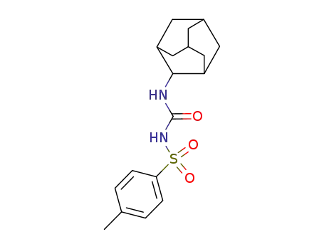 Molecular Structure of 98654-36-5 (N'-<p-Toluolsulfonyl>-N-<3,5-dimethyl-adamantyl-(2)>-harnstoff)