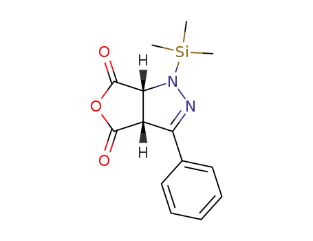 5-phenyl-2-trimethylsilanyl-3,4-dihydro-2<i>H</i>-pyrazole-3<i>r</i>,4<i>c</i>-dicarboxylic acid anhydride