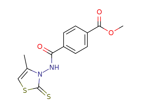 <i>N</i>-(4-methyl-2-thioxo-thiazol-3-yl)-terephthalamic acid methyl ester