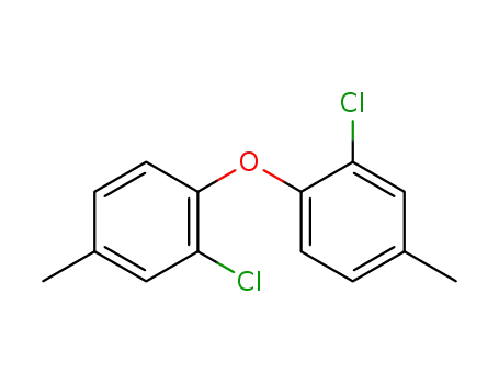 Molecular Structure of 68486-41-9 (bis-(2-chloro-4-methyl-phenyl)-ether)