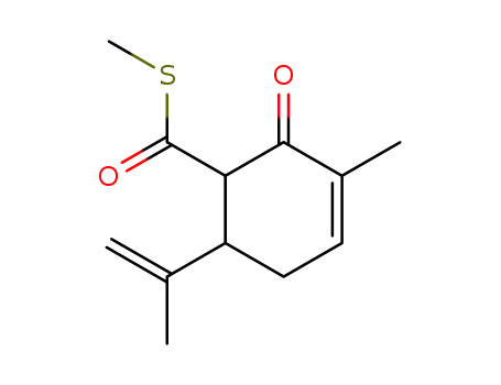 6-Isopropenyl-3-methyl-2-oxo-cyclohex-3-enecarbothioic acid S-methyl ester