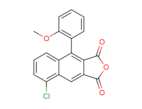 5-chloro-1-(2-methoxy-phenyl)-naphthalene-2,3-dicarboxylic acid-anhydride