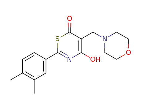 2-(3,4-dimethyl-phenyl)-5-morpholin-4-ylmethyl-[1,3]thiazine-4,6-dione