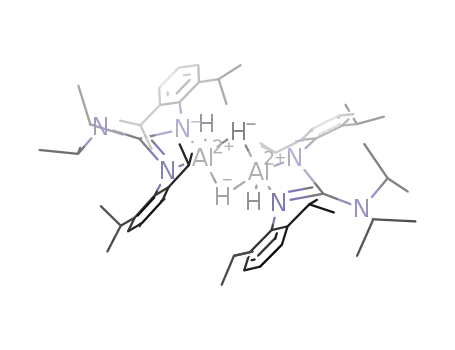 (H<sub>2</sub>AlNC<sub>6</sub>H<sub>3</sub>(CH(CH<sub>3</sub>)2)2C(N(CH(CH<sub>3</sub>)2)2)NC<sub>6</sub>H<sub>3</sub>(CH(CH<sub>3</sub>)2)2)2