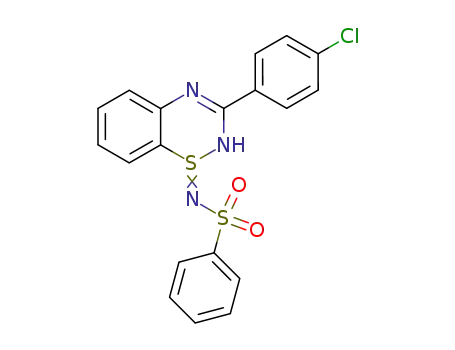 1-benzenesulfonylamino-3-(4-chloro-phenyl)-1λ<sup>4</sup>-benzo[1,2,4]thiadiazine