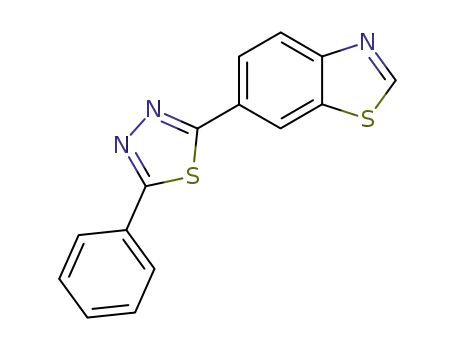 6-(5-phenyl-[1,3,4]thiadiazol-2-yl)-benzothiazole