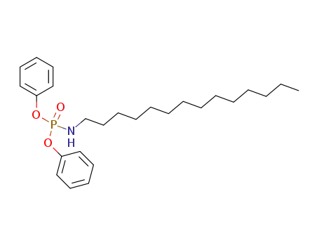 Molecular Structure of 49802-25-7 (Tetradecyl-phosphoramidic acid diphenyl ester)