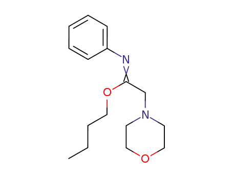 2-morpholin-4-yl-<i>N</i>-phenyl-acetimidic acid butyl ester