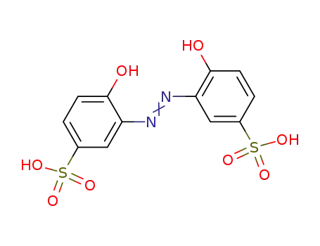 4,4'-dihydroxy-3,3'-azo-bis-benzenesulfonic acid