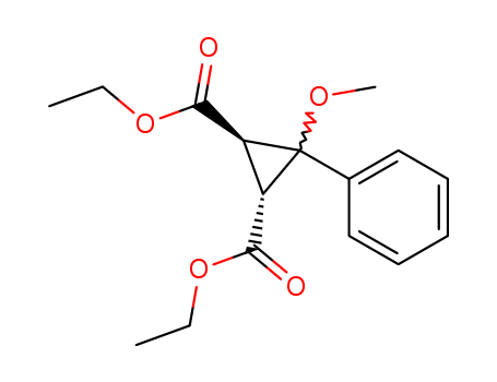 3-Methoxy-3-phenyl-1,2-cyclopropanedicarboxylic acid diethyl ester