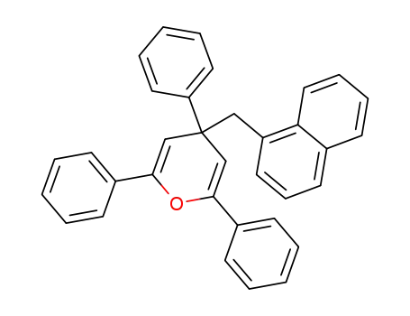 4-naphthalen-1-ylmethyl-2,4,6-triphenyl-4<i>H</i>-pyran
