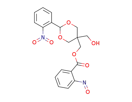 Molecular Structure of 113164-09-3 (5-hydroxymethyl-2-(2-nitro-phenyl)-5-(2-nitroso-benzoyloximethyl)-[1,3]dioxane)