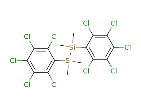 1,1,2,2-tetramethyl-1,2-bis(perchlorophenyl)disilane