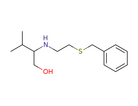 Molecular Structure of 20613-35-8 (DL-2-(2-Benzylthioethylamino)-3-methyl-butanol-<sup>(1)</sup>)