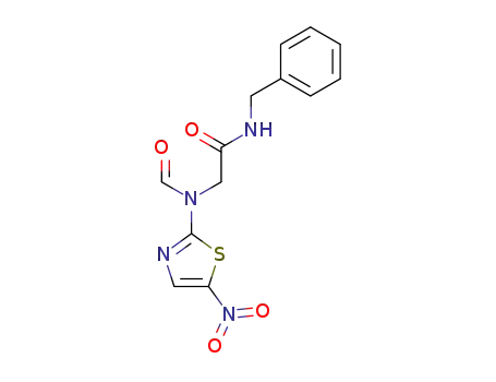 <i>N</i>-formyl-<i>N</i>-(5-nitro-thiazol-2-yl)-glycine benzylamide