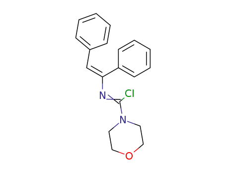 <i>N</i>-(1,2-diphenyl-vinyl)-morpholine-4-carboximidoyl chloride