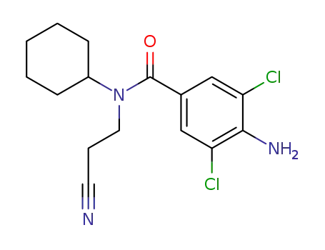 N-(4-Amino-3,5-dichlorbenzoyl)-N-cyclohexylaminoacetonitril
