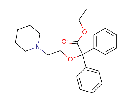diphenyl-(2-piperidino-ethoxy)-acetic acid ethyl ester