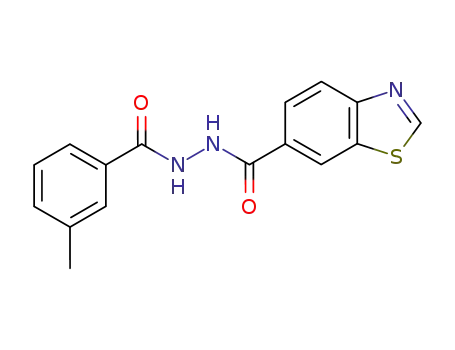benzothiazole-6-carboxylic acid <i>N</i>'-(3-methyl-benzoyl)-hydrazide