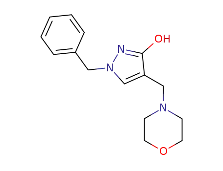 1-benzyl-4-morpholin-4-ylmethyl-1,2-dihydro-pyrazol-3-one