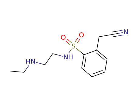 2-cyanomethyl-<i>N</i>-(2-ethylamino-ethyl)-benzenesulfonamide